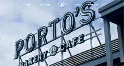 Desktop Screenshot of portosbakery.com